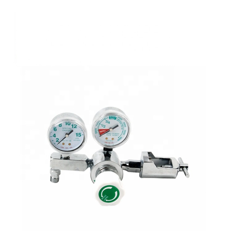 Medical Pin Index Cga870 Yoke Style Medical Oxygen Regulator/