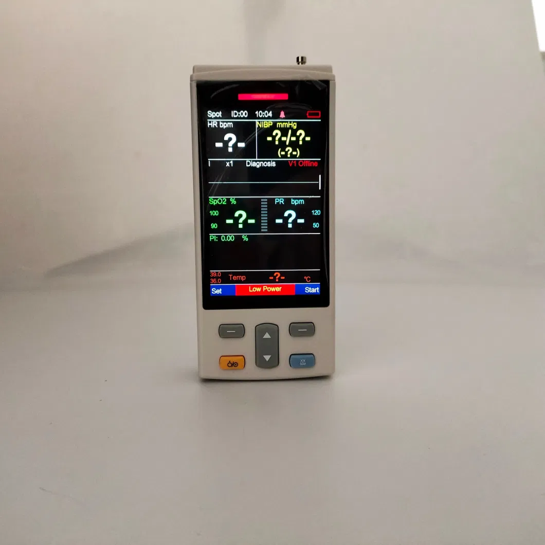 Portable SpO2 Saturation Vital Signs Monitor Handheld Vital Monitor Adult