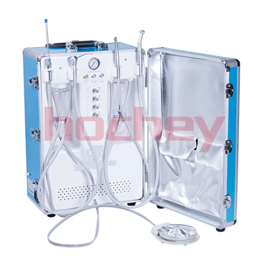 Hochey Medical Factory Mobile Dental Portable 3 Way Syringe Unit Portable Set Dental Chair