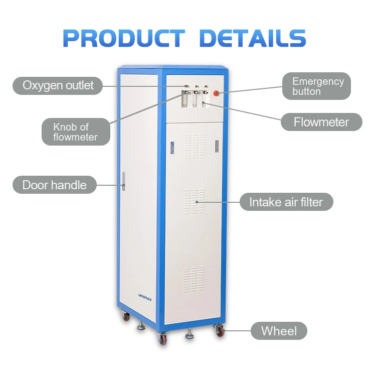 Oxygen Flushing Tank 60lpm Oxygen Generator Oxygen Therapy