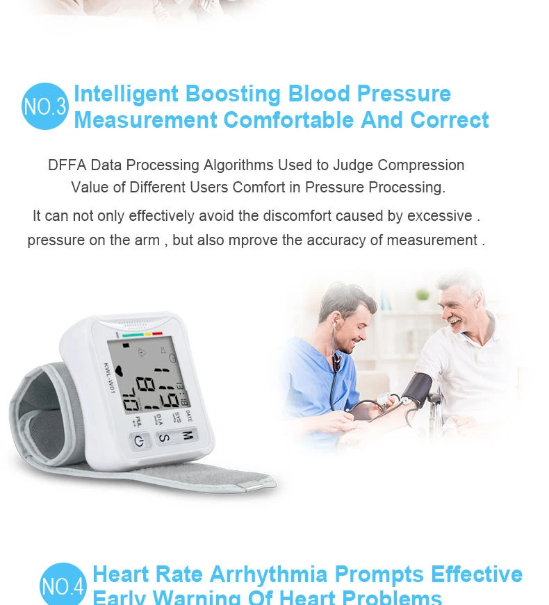 Oximeter Finger Bp Preessure Portable Monitor Digital Blood Pressure Meter