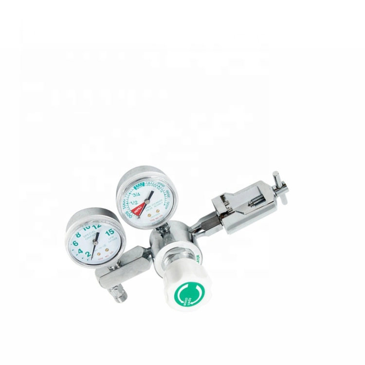 Medical Pin Index Cga870 Yoke Style Medical Oxygen Regulator/