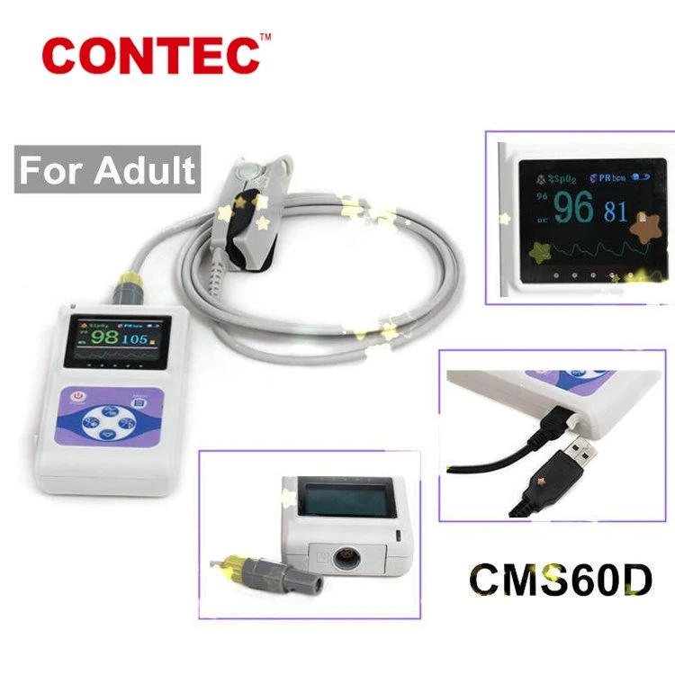 Contec Cms60d Handheld Portable Oximetry SpO2 Ambulance Pulse Oximeter