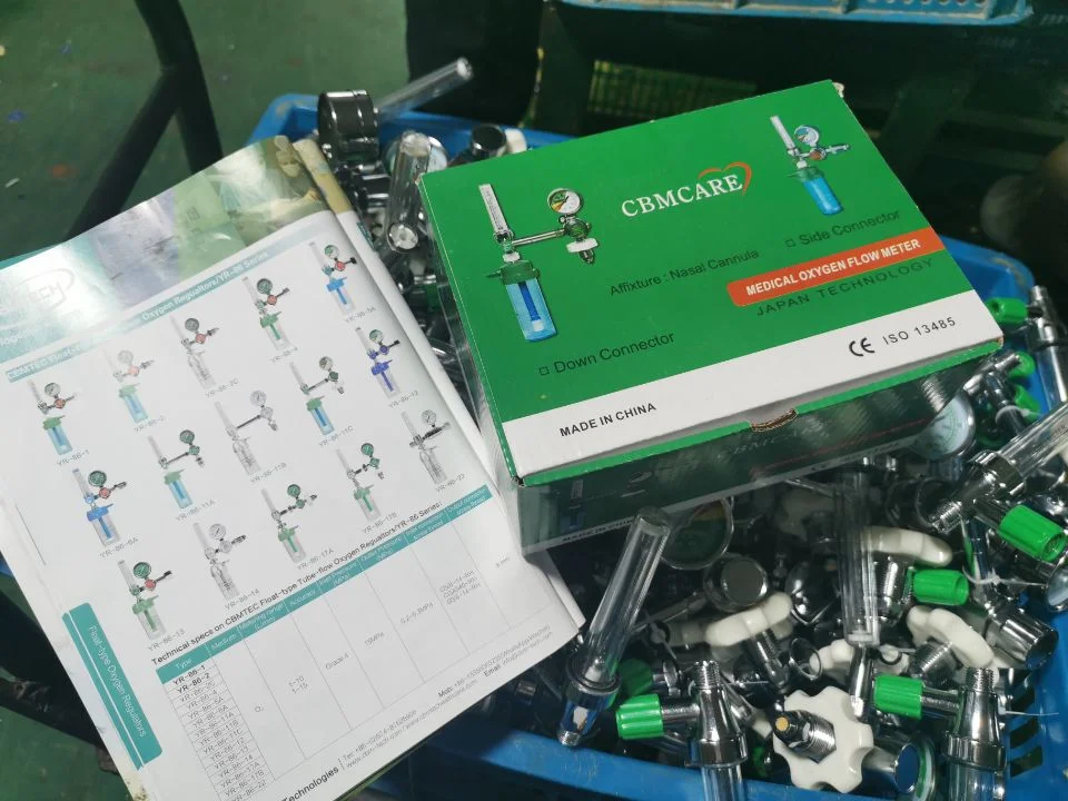 Medical Gas Oxygen Cylinder Regulators Flow-Meters