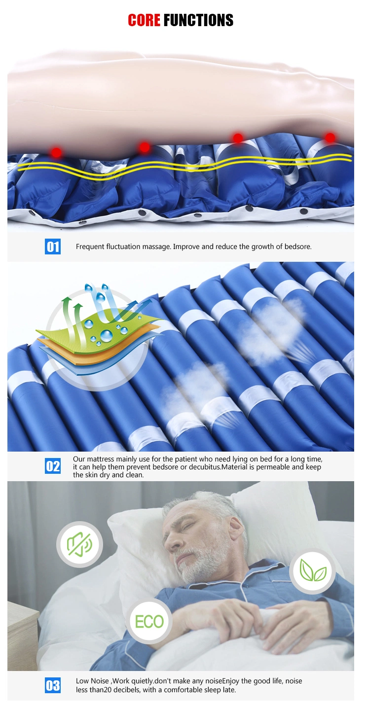 Infatable Anti-Decubitus Hospital Air Mattress with Pump Waterproof Bed Mattress