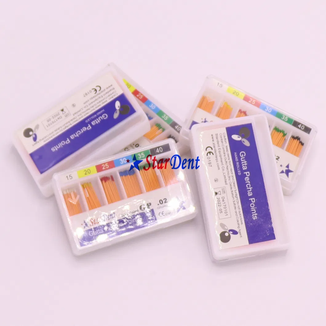 All Kinds of Meta Dental Gutta Percha Points Absorbent Paper Point Gp PP of Lab Hospital Medical Surgical Diagnostic Dentist Clinic Equipment