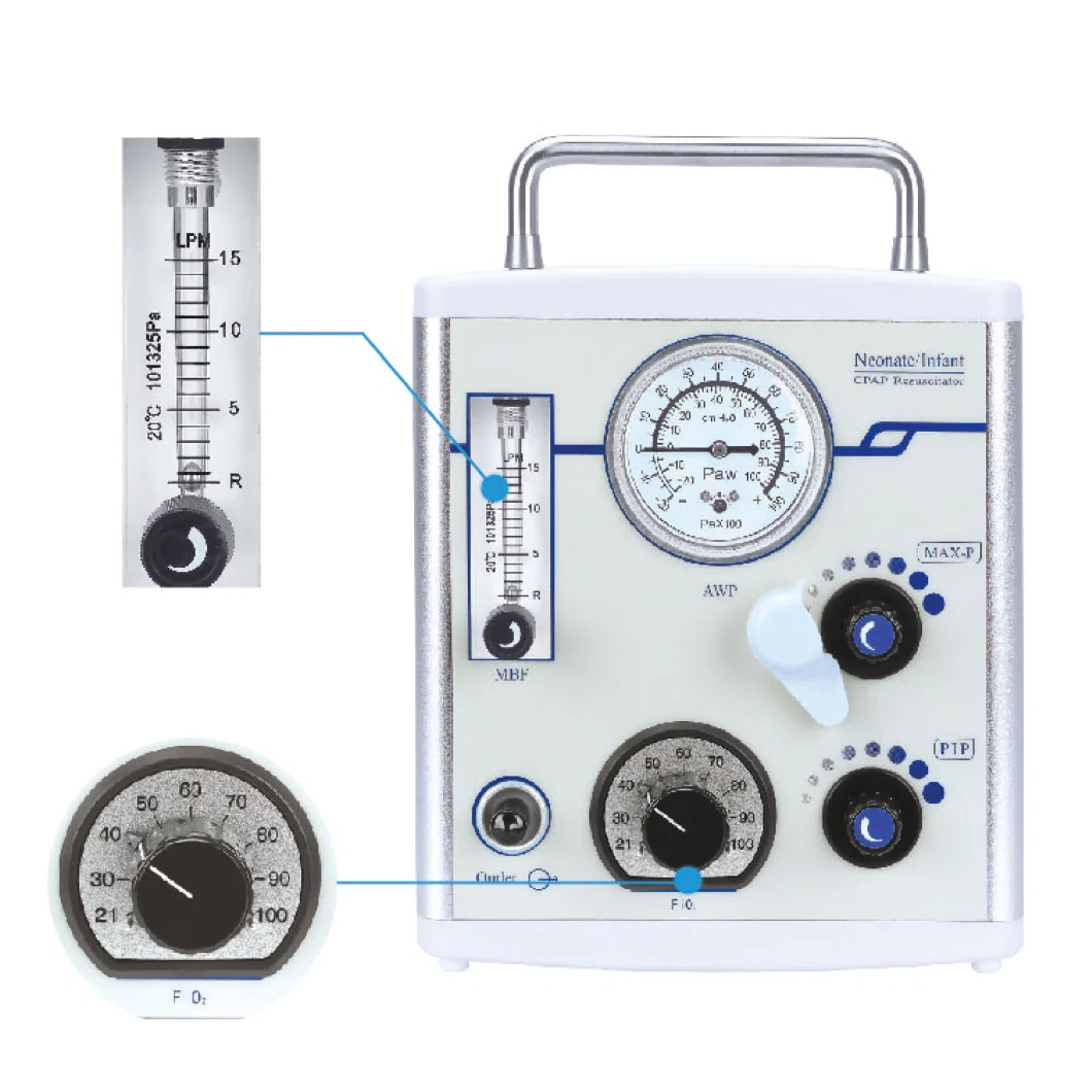 CE Certification Medical Neonatal Oxygen Resuscitator Resuscitation Kit