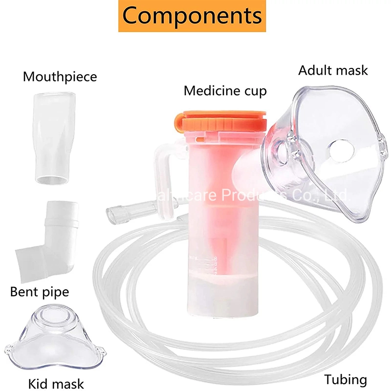 Hospital Respiratory Healthcare Disposable Nebulizer Cups Atomizer Accessories for Home Oxygen Concentrator