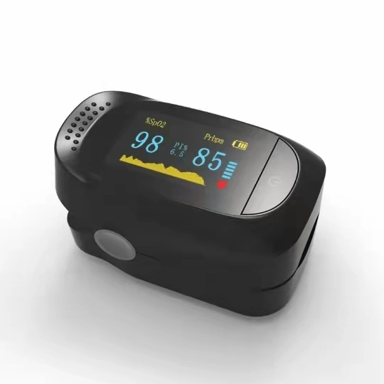 LCD Display Bluetooth Pulse Oximeter with Phone APP Software Support Ios Android Phone