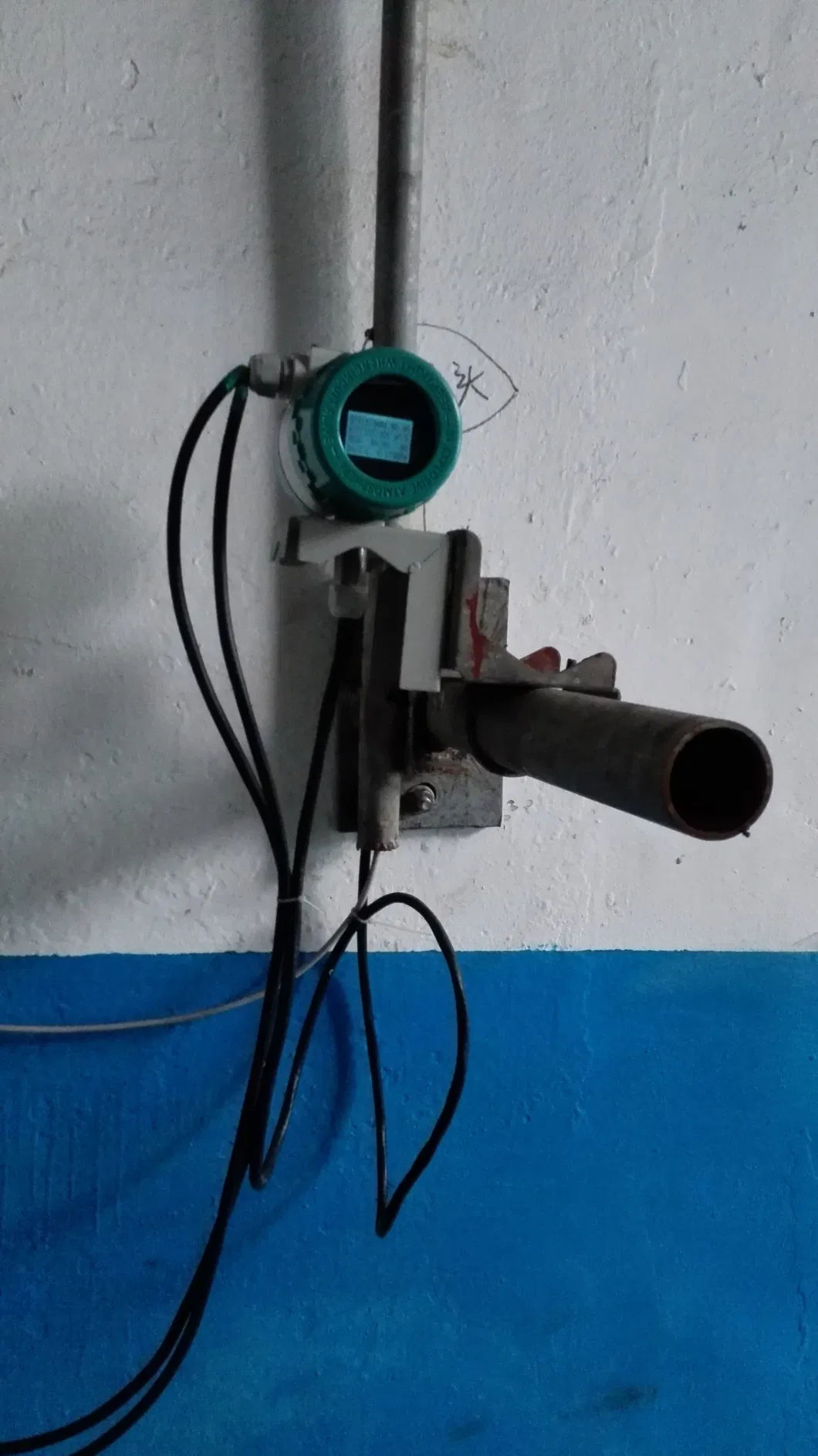 Flue Gas, Compressed Air, Plug-in Pipe Type, Thermal Gas Mass Flowmeter