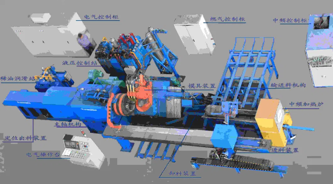 Medical Seamless Steel Oxygen Gas Cylinder Production Equipment