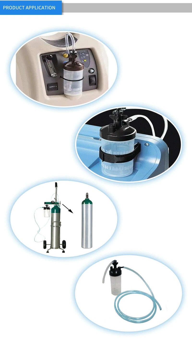 Portable Medical Oxygen Pressure Regulator Kit with Flow Meter and Humidifier