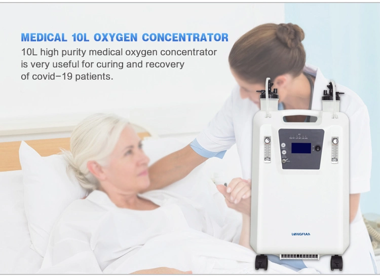 Price Oxygen Concentrator Dual Flow 10liters Price Oxygen Gas Plant 10L Medical Equipment Oxygen with CE