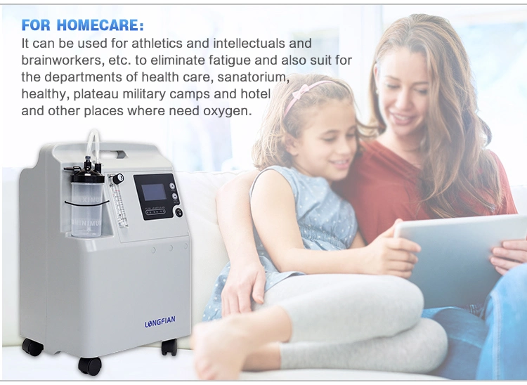 Longfian portable medical grade home 1-5L oxygen concentrator equipment