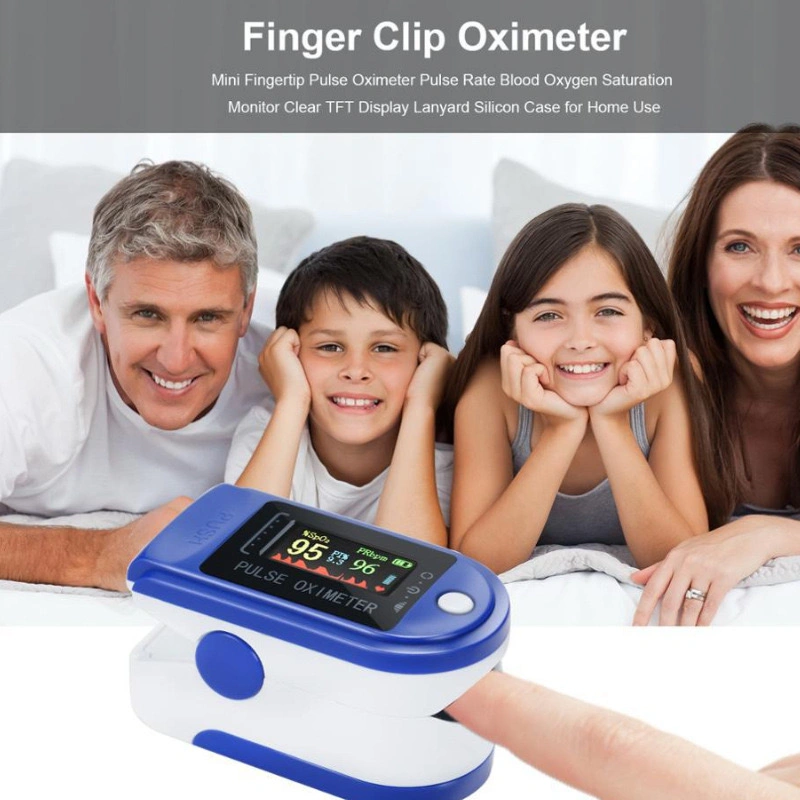 Five Color Cheap Portable Medical OLED Finger Pulse Oximeter Fingertip Pulse Oximeter