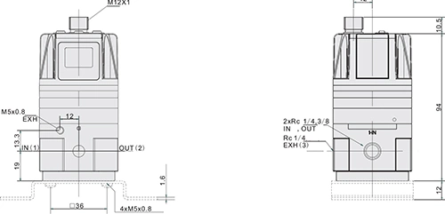 L&T Porportional Pressure Pneumatic Solenoid Valve Epv Series Regulator