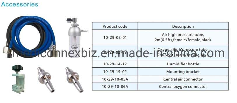 Air Oxygen Blender Spare Parts Clamp/Medical Hose