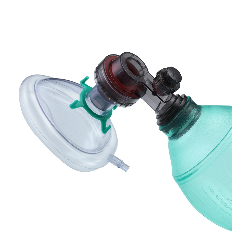 Medical Level SEBS Material Oxygen Resuscitator with CE Certificate