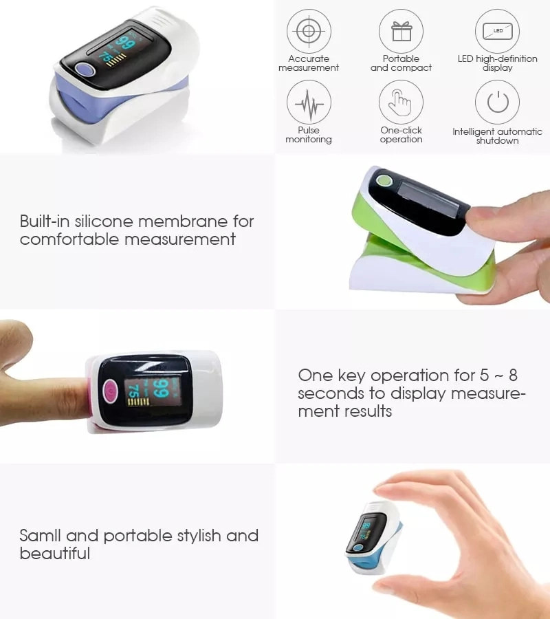 Heartcare Figure Pulse Oximeter Mini Portable Pulse Oximeter Fingertip