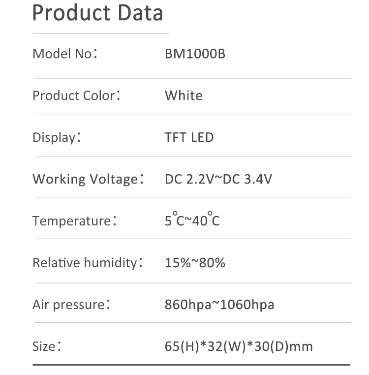 Manufacturer Oximeter Berry Popular Color Display Oxygen Level Tester