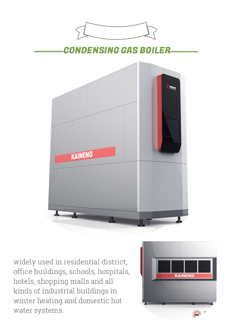 Manufacturer Direct Supply Condensing Gas Heating Supply Boiler Equipment for Hotel /School /Hospital/Industrial Park