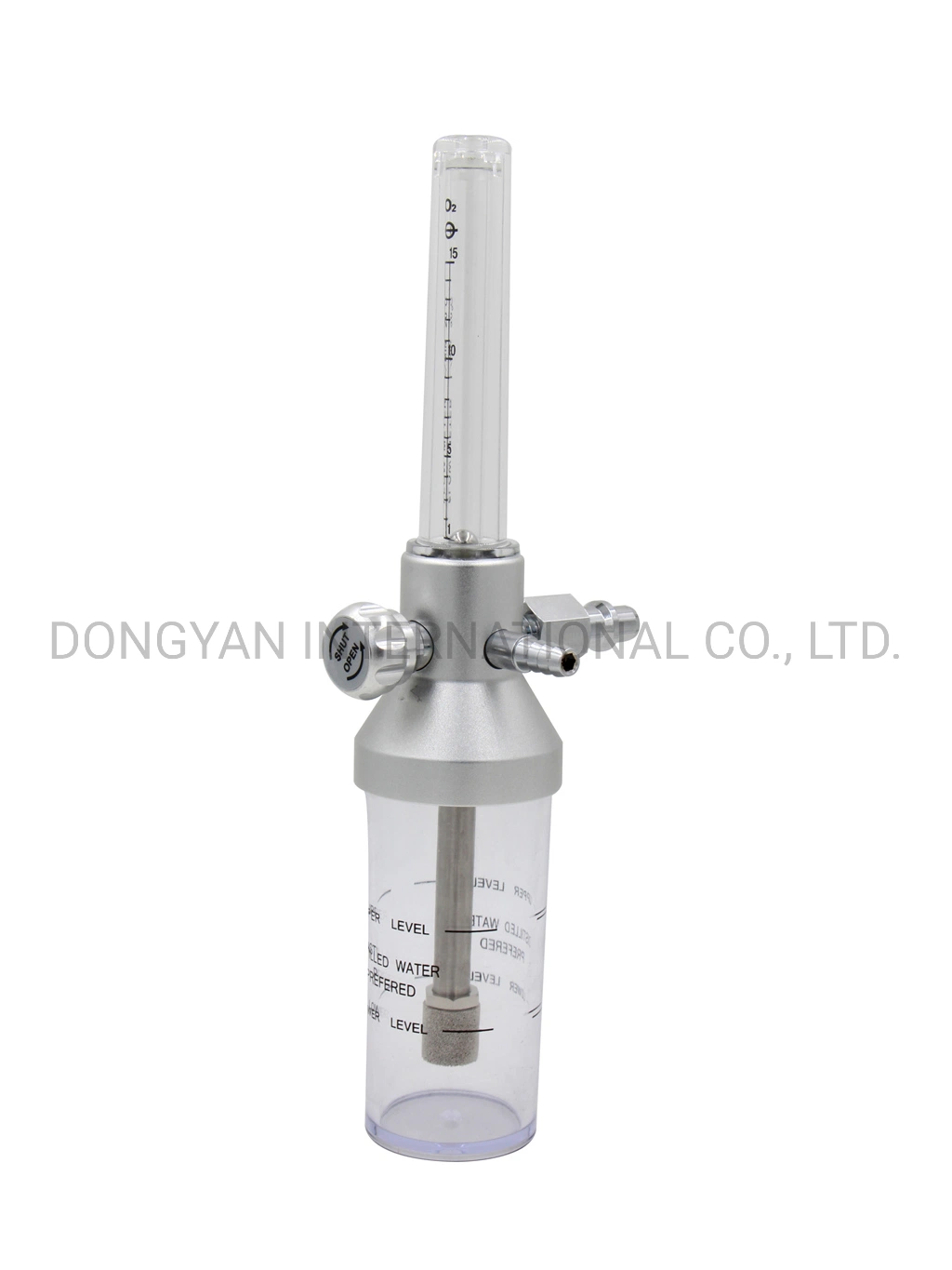 Oxygen Flowmeter with Humidifier Bottle