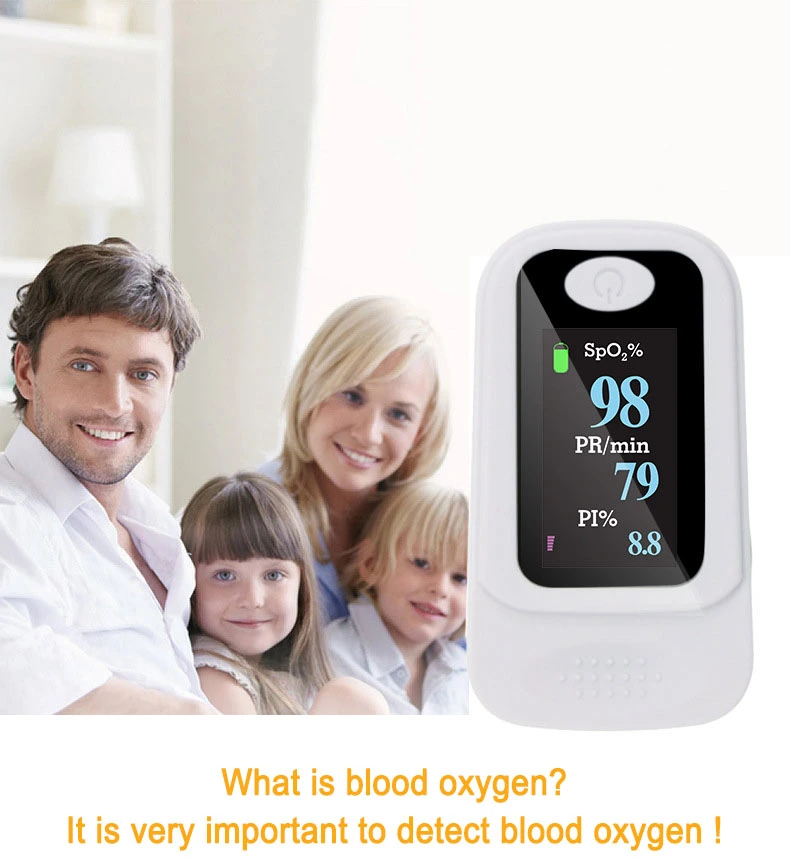 Blood Oxygen Digital Medical Fingertip Oximeter Pulse Saturation Monitor