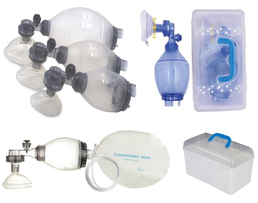 Medical Ambu Manual Oxygen Resuscitator with FDA Ce ISO