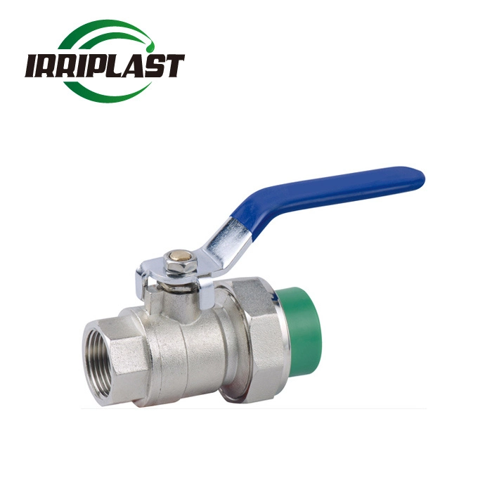 Angle Type Fixed Ball Control Valve PPR Fittings with Low Price