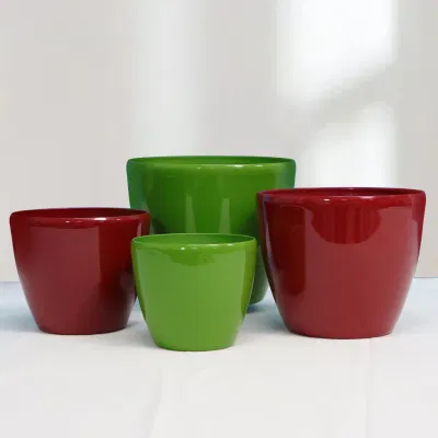 Leizisure Medium Planters Pot Self Water for Indoor Plants Clear Plastic Automatic Self Watering Plant Pot (HG-0818-1)