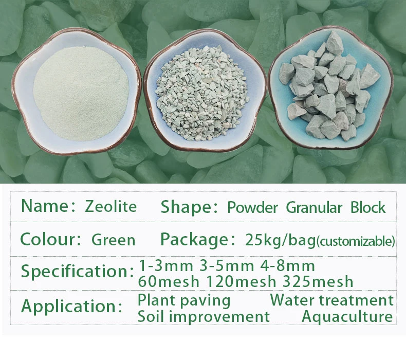 Pietra Green Zeolite Granular for Succulent Plant Landscaping