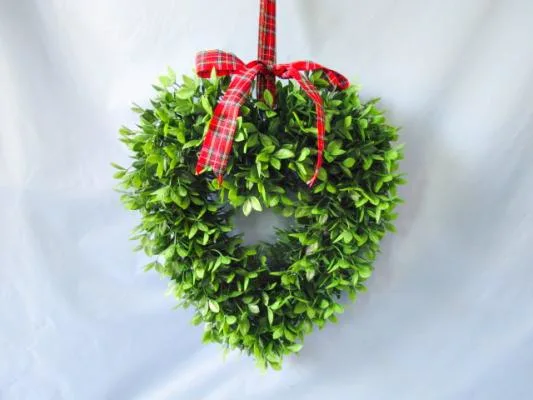 Christmas Wreath Artificial Plastic Plants Succulent Plants for Wall Door Decoration