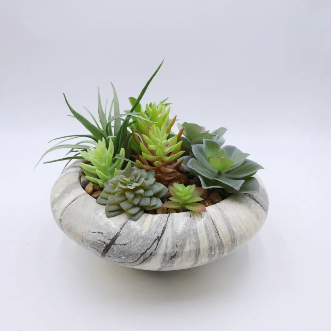 Artificial Succulent Realistic Succulent Plants Fake Flower Plant for Garden Arrangement Decor