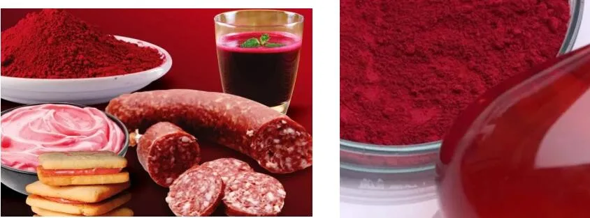 Natural Pigment Cochineal Extract in Food Carminic Acid 50% Carmine Powder