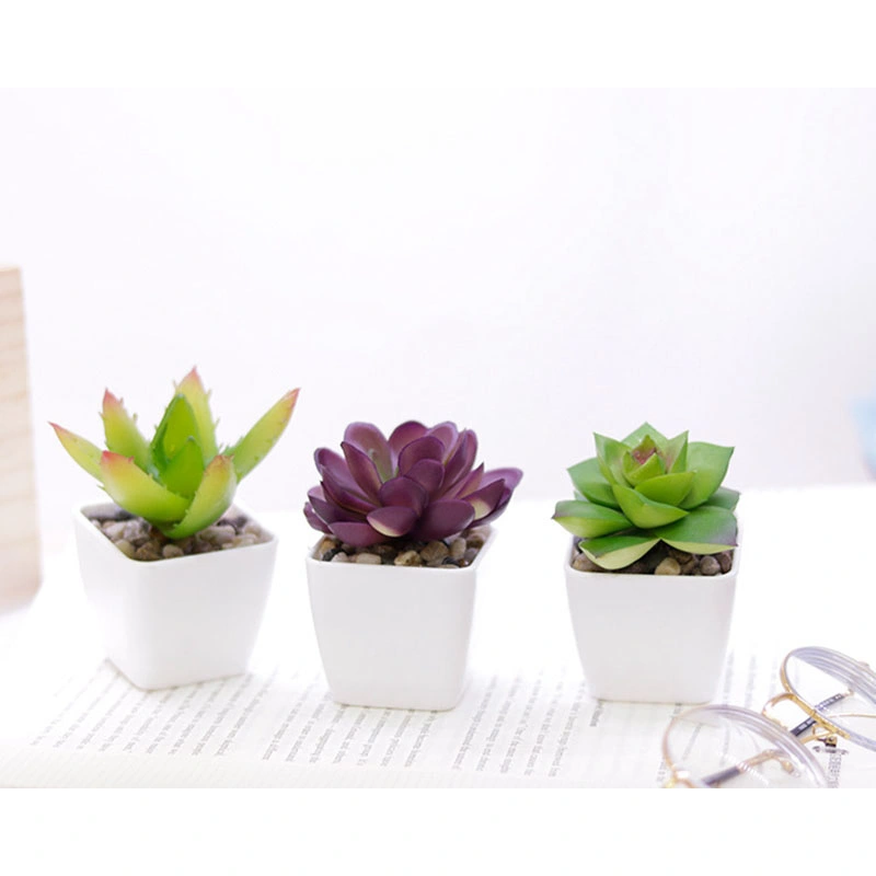 Fake Succulent Small Plants Artificial Faux Succulents Mini Potted