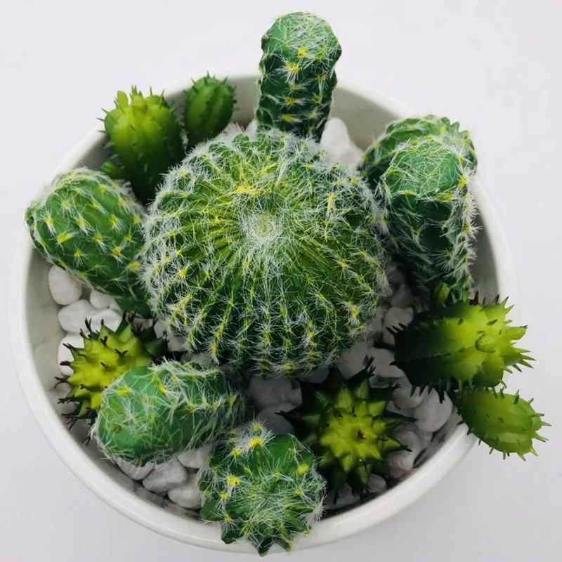 5 PCS Artificial Cactus Plant Faux Cactus Faux Cacti Fake Succulents Tall Cactus Decor Artificial Succulents