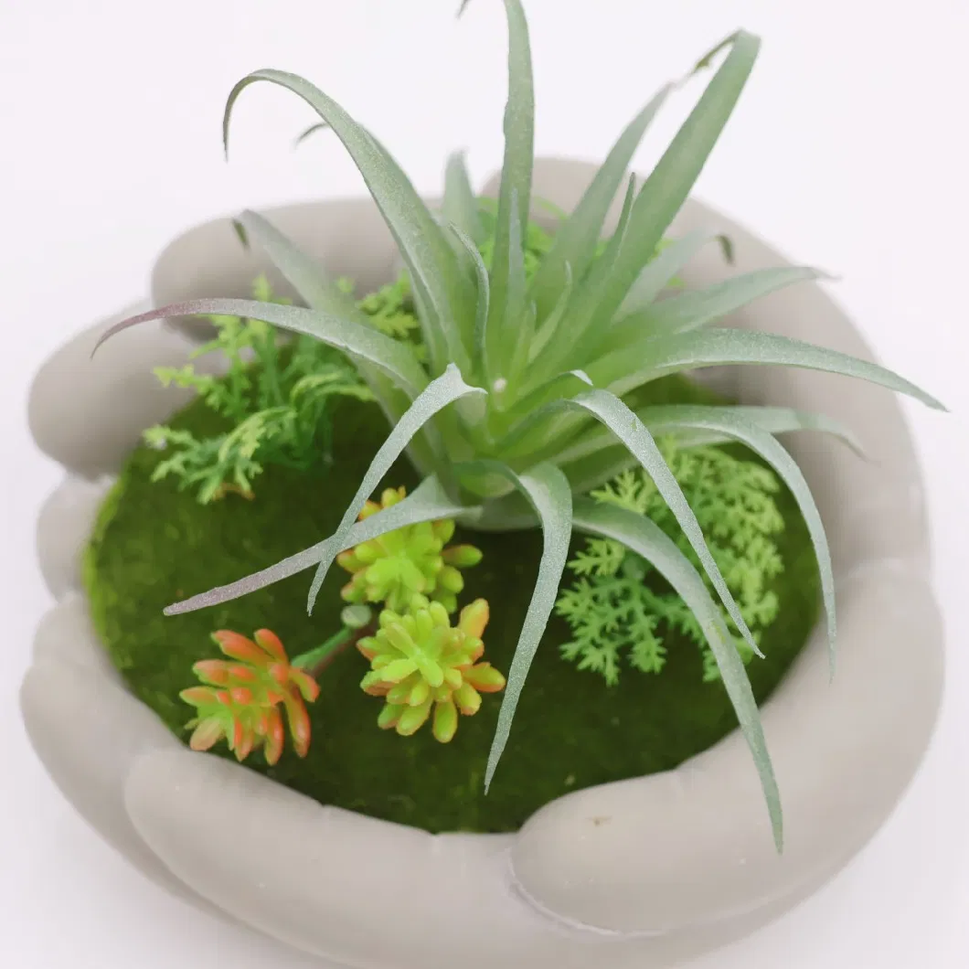 Wholesale Simulation Plants Mini Succulents Decorative Faux Plant Artificial Succulents Potted