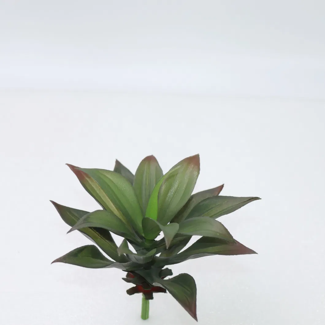 Green Colorful Artificial Flower Heads Artificial Succulent Stem Uppotted