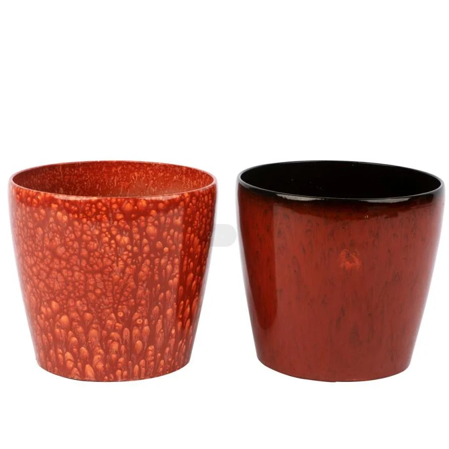 Eco-Friendly Resin Plastic Flower Plant Pot Succulent for Balcony