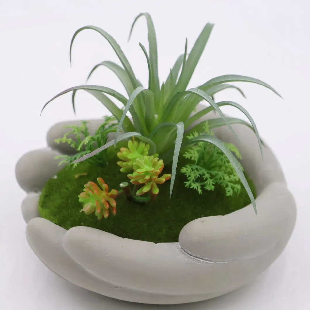 Wholesale Simulation Plants Mini Succulents Decorative Faux Plant Artificial Succulents Potted