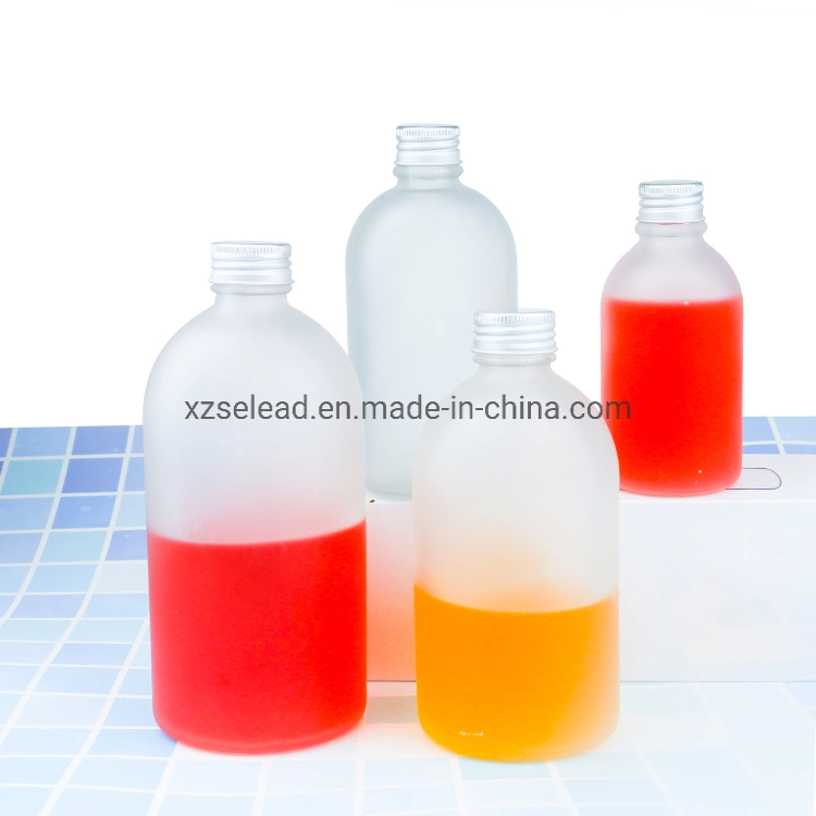 150ml 250ml 350ml 500ml Empty Round Beverage Kombucha Juicy Bottles Beverages with Aluminum Cap