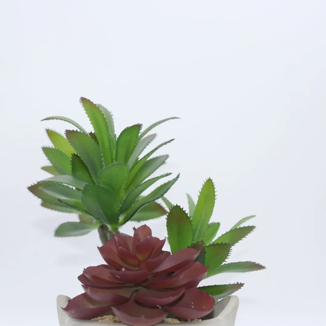 Natural Touch Fake Flower Mini Artificial Succulent Plant for Indoor Outdoor