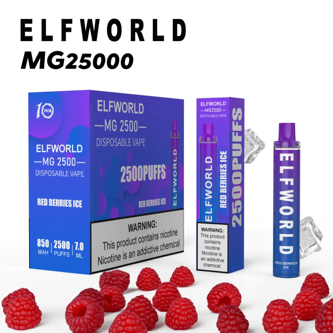 Wholesale Elf Disposable Vape Mg2500 Puff E Cigarette 650 mAh Vape Pen Bar XXL Elf Lux 3500 Puff Bar Iceking Orion 7500 Juicy PRO Prlus 8500 50mg 2% 0mg