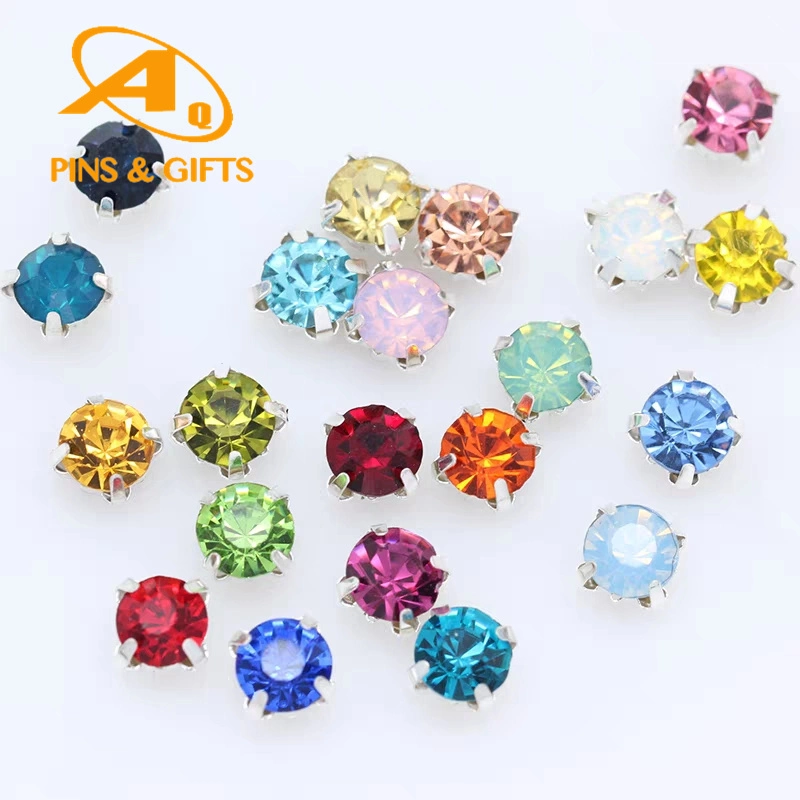 80cm 5-8mm Loose Gemstone Waist Earrings Necklace Bracelet Accessories Natural Button Crystal Stone Rhinestone Beads for DIY Jewelry Making Hot Fix