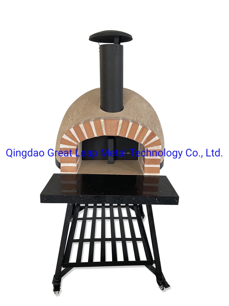 Wood Fired Pizza Oven Brick Face Oven Outdoor Pizza Oven