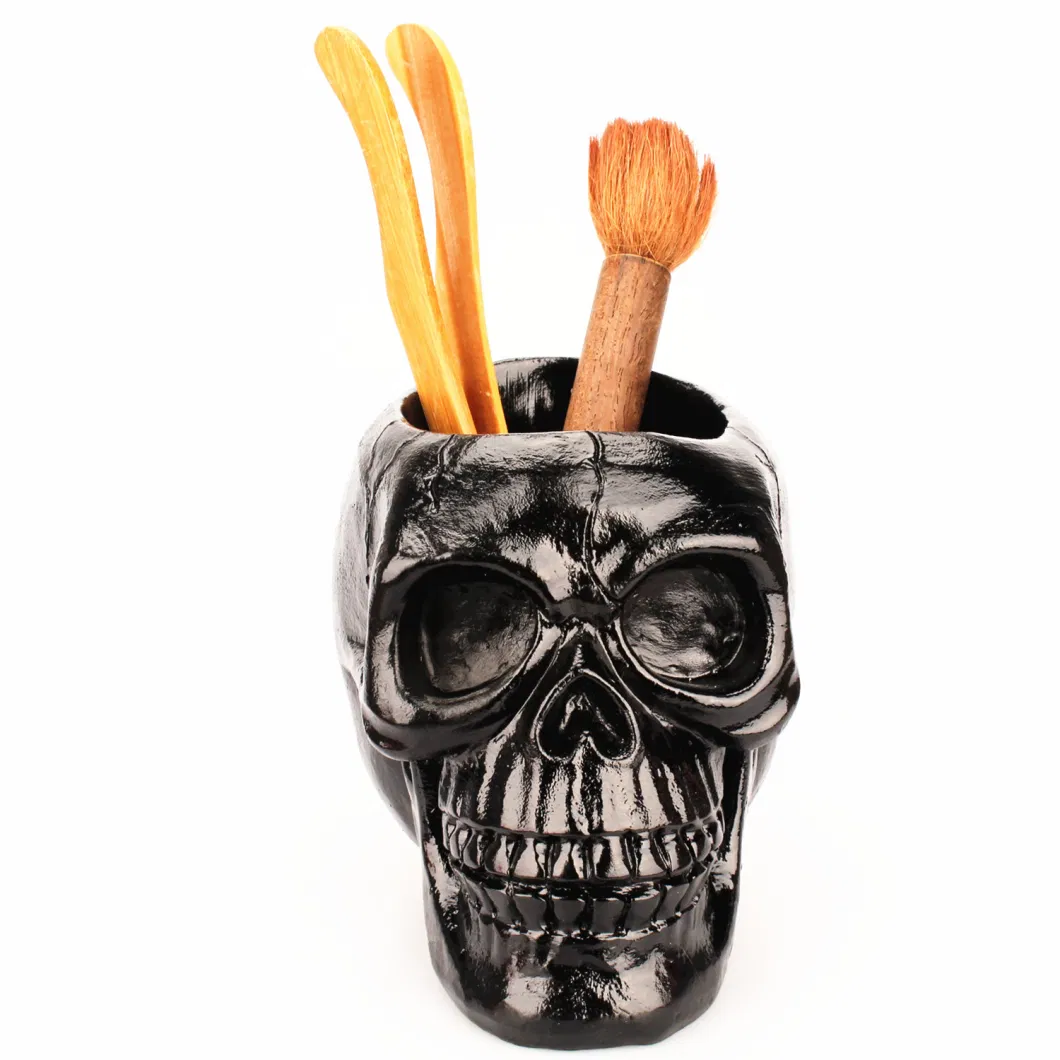 Skeleton Storage Container Makeup Brushes Collection Culture Personality Stationery Pen Holder