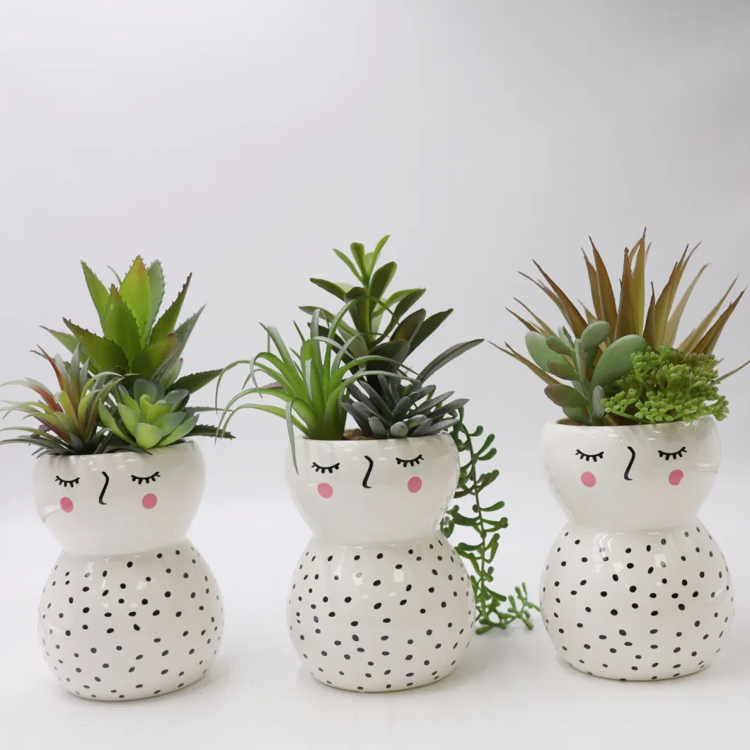 Wholesale Simulation Lifelike Real Touch Various Succulent Plants Artificial Soft Plastic Succulents