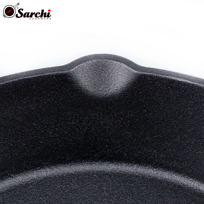 3 PCS Cast Iron Cookware Set 6 Inch 8 Inch 10 Inch Pre-Seasoned Skillet Frying Pans Set for Indoor and Outdoor