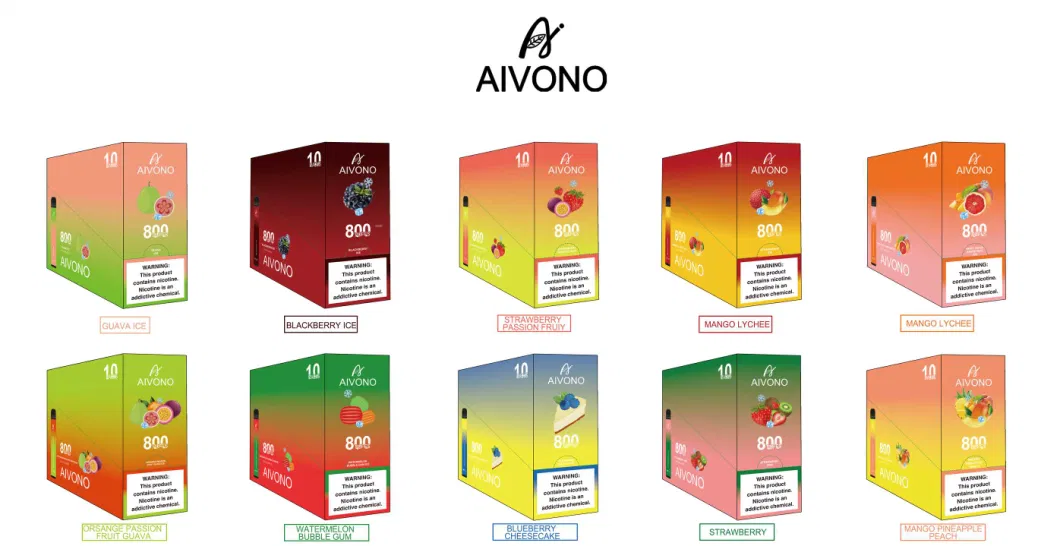 Aivono Aim Plus for OEM 3.2ml E-Juicy up to 800 Puffs Wholesale Price Disposable Vape