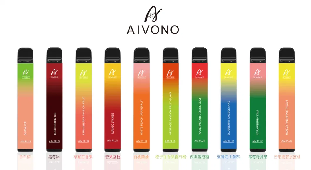 Aivono Aim Plus for OEM 3.2ml E-Juicy up to 800 Puffs Wholesale Price Disposable Vape